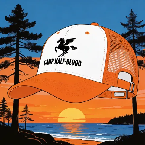 Boné Trucker Acampamento Meio-Sangue