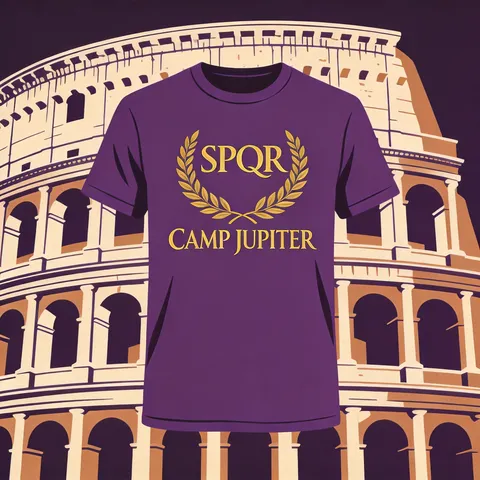 Camiseta Acampamento Júpiter SPQR