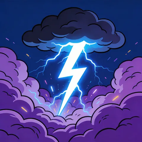 Lâmpada Raio de Zeus